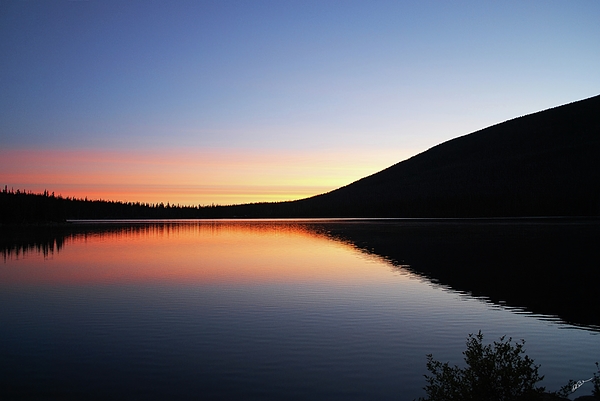 David Barker - Sunset on Olallie Lake