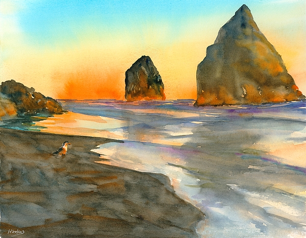 Hiroko Stumpf - Sunset on the Beach