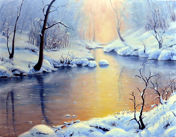 Rick Hansen - Sunset on the Sunrise River