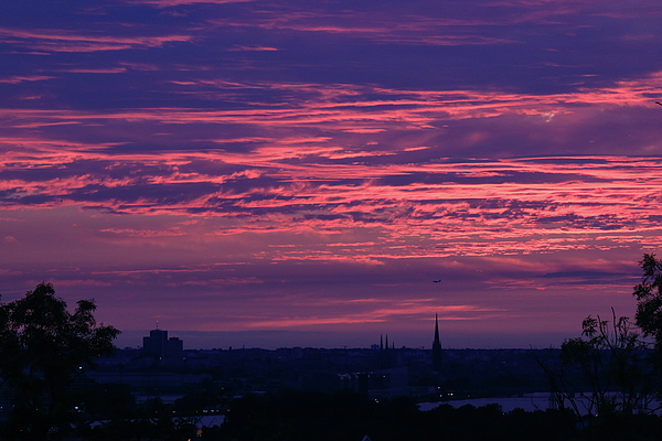 Eric BRENAC - Sunset over Bordeaux