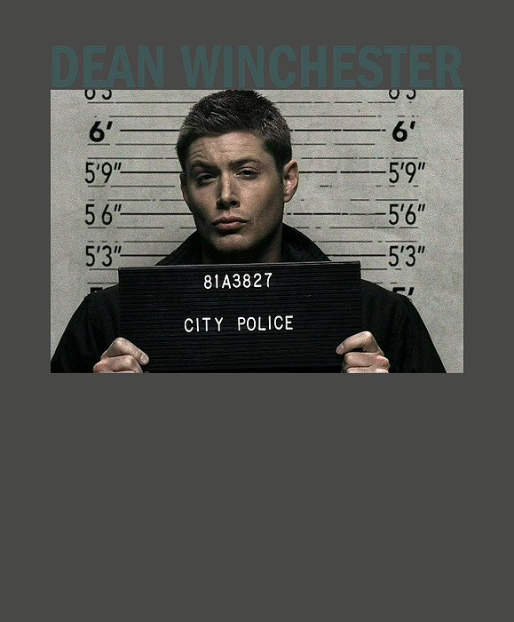 iPhone 15 Supernatural Dean Mug Shot Case