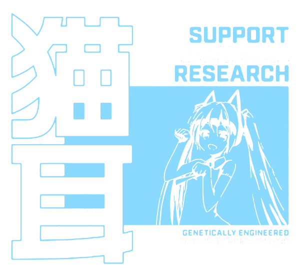 Support Catgirl Research Digital Art by Donn Moen - Pixels