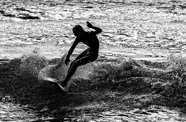 Surfers at Del Mar Beach Duvet Cover by Rebecca Dru - Fine Art America