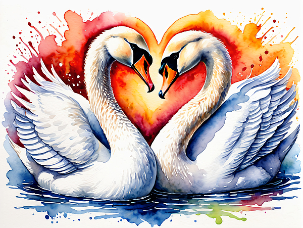 Delemore - Swans Embrace in Heart