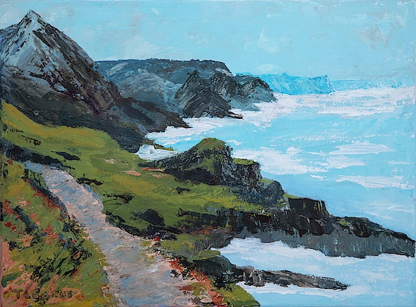 Swirling Atlantic Painting