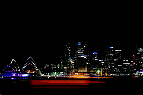 Joe Vella - Sydney skyline at night