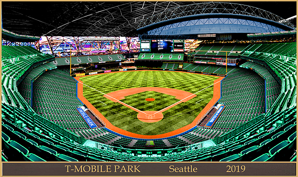 Digital Aerial Photograph Minute Maid Park