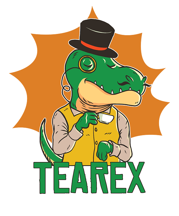 T Rex Tyrannosarus Dino - Trex Dinosaur Poster by Crazy Squirrel