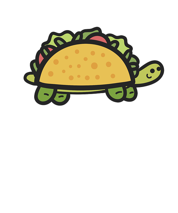 Taco Turtle T-Shirt for Sale by Noirty Designs