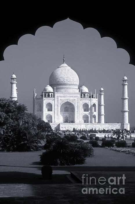 Henk Meijer Photography - Taj Mahal in Black and White