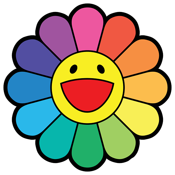 Takashi Murakami Flower Rainbow by Mulya Maheswara