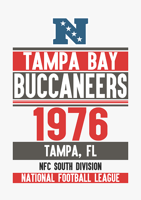 Tampa Bay Buccaneers Nfl Team Poster 10 Women's T-Shirt by Joe