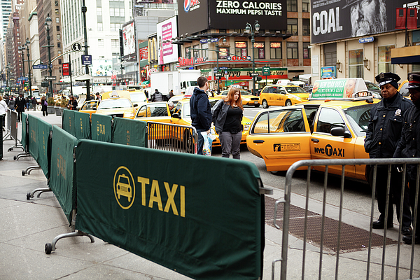 Taxi Cab Tote Bag