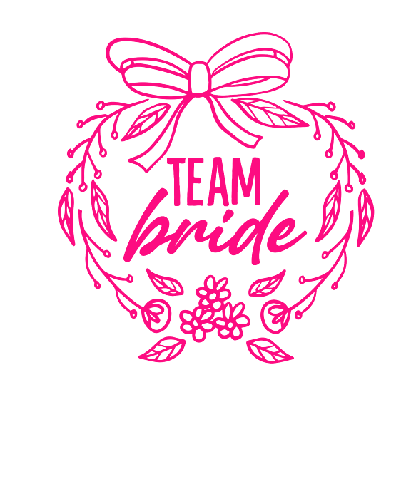 Team Bride Gift Wedding Party Bachelorette Gifts Greeting Card by Kanig  Designs