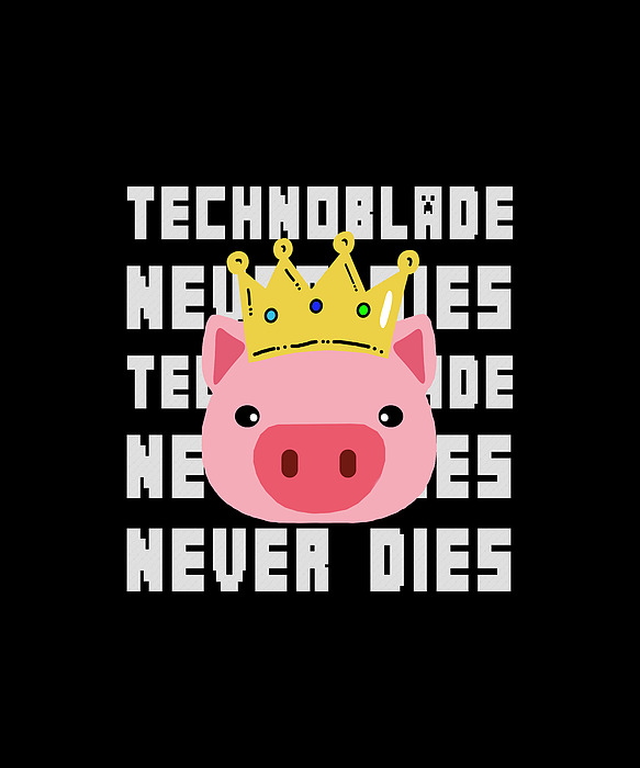 Technoblades Never Dies Video Game Gaming Gamer bi' Sticker