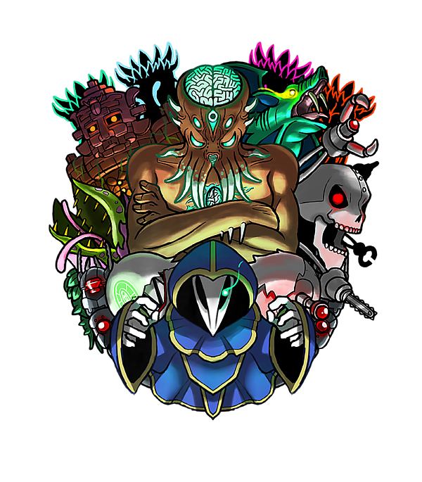 Terraria Boss Rush christ Sticker by John Meera - Pixels