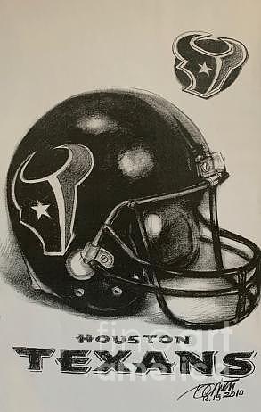 Saints Helmet Drawing by Harrison Ma - Fine Art America