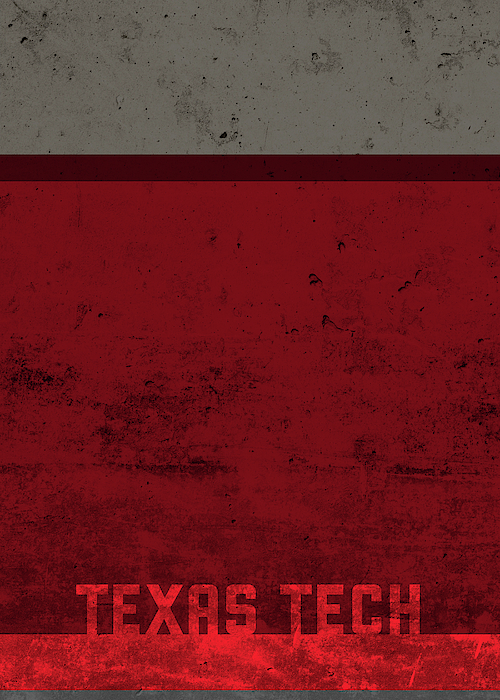 Design Turnpike - Texas Tech Team Colors College University Distressed Bold Series