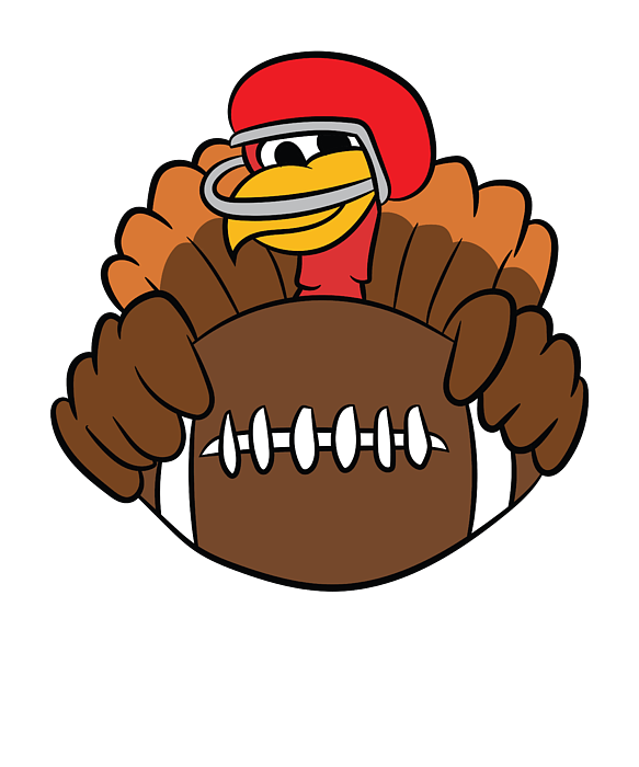 Thanksgiving turkey football player coach fan' Sticker