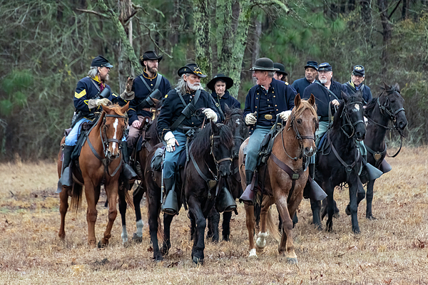 Steve Rich - The Battle of Aiken - Union Army Horseback Riders