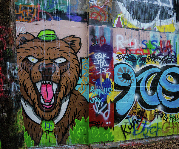 Graffiti Bear Bag