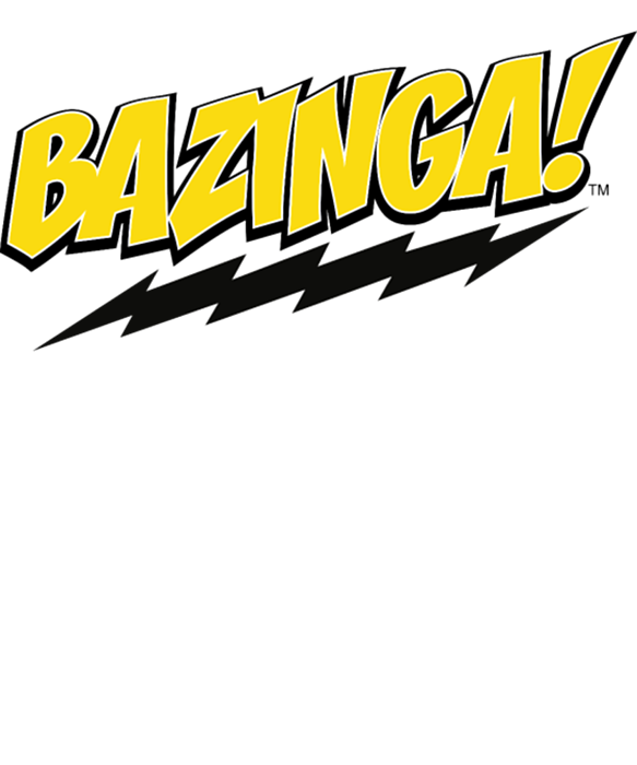 big bang theory bazinga logo