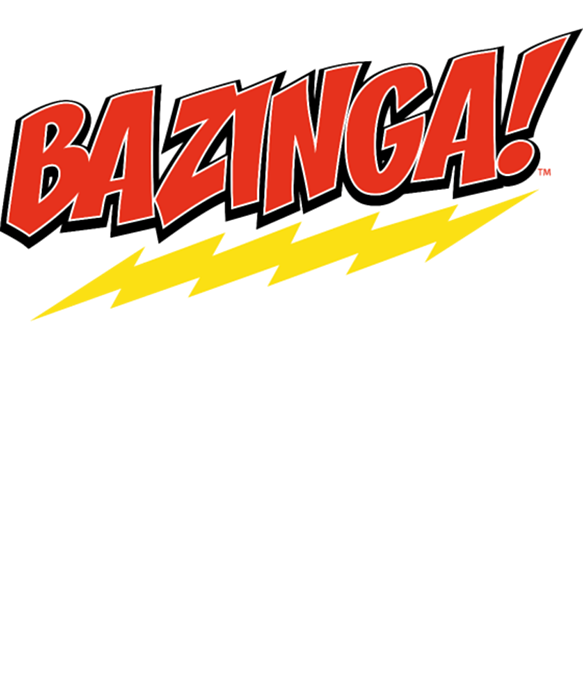 big bang theory bazinga logo