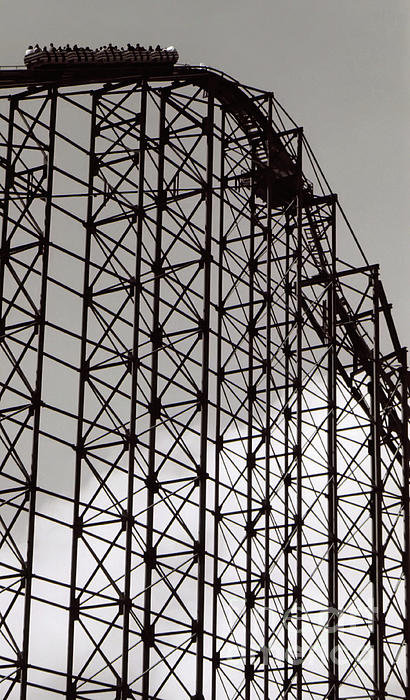 The Big One Rollercoaster, Blackpool, England Greeting Card by Imladris ...