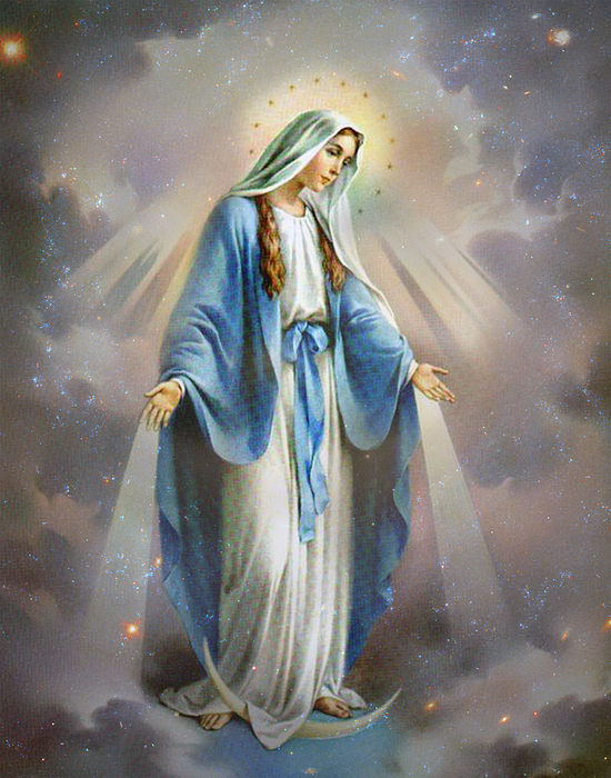 The Blessed Virgin Mary Greeting Card