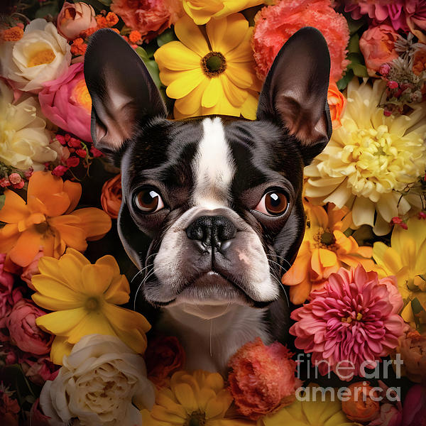 https://images.fineartamerica.com/images/artworkimages/medium/3/the-boston-terriers-floral-portrait-vintage-treasure.jpg