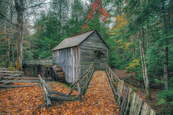 Steve Rich - The Cable Mill in Cades Cove - Artistic 4