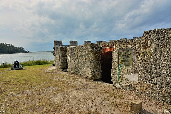 Lisa Wooten - The Cannon At Fort Fredericka Saint Simons Island Georgia