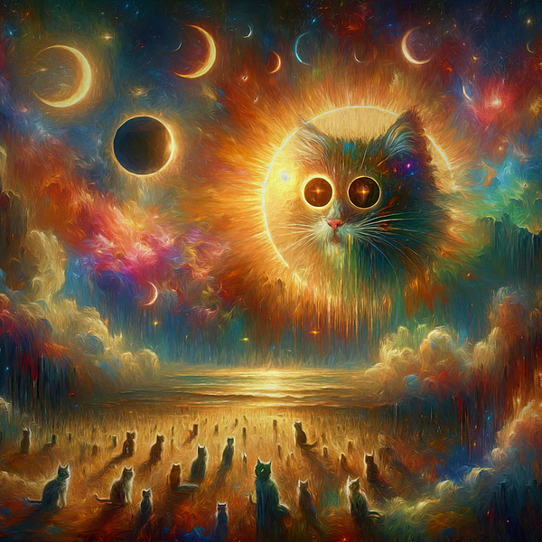 Carol Lowbeer - The Cat-A-Clipse brought out an unexpected number of observers
