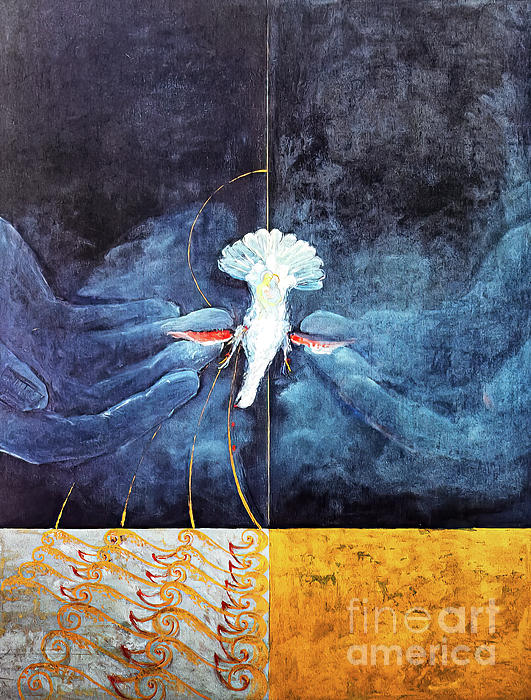 The Dove No 5 Group IX by Hilma af Klint 1915 Jigsaw Puzzle by M G