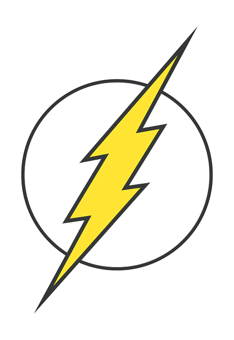  DC COMICS THE FLASH BARRY ALLEN LOGO STICKERS SYMBOL