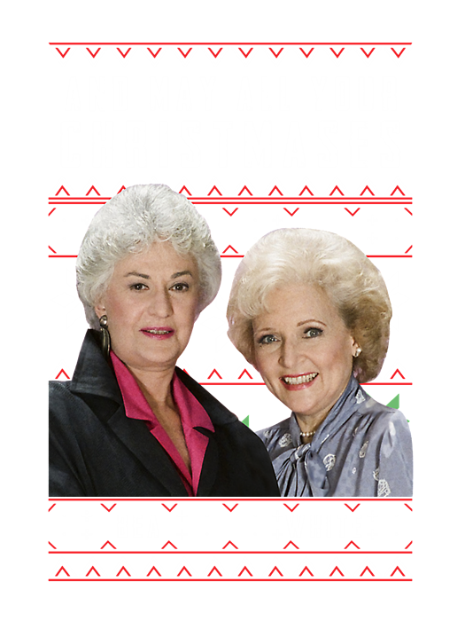 Bea arthur betty white christmas outlet sweater