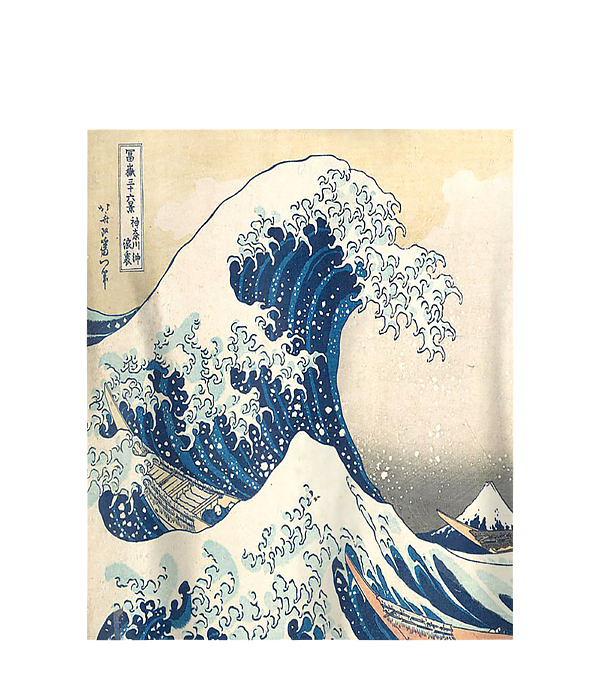 The Great Wave Off kanagawa Big Cool Wave Surfer Greeting Card by ...