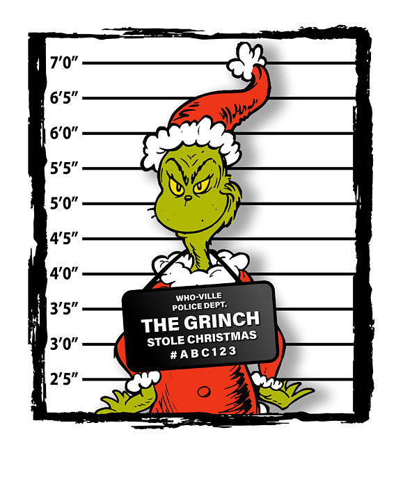 The Grinch Christmas Wanted Poster Mens Vintage Coffee Mug by Chloe Till -  Pixels
