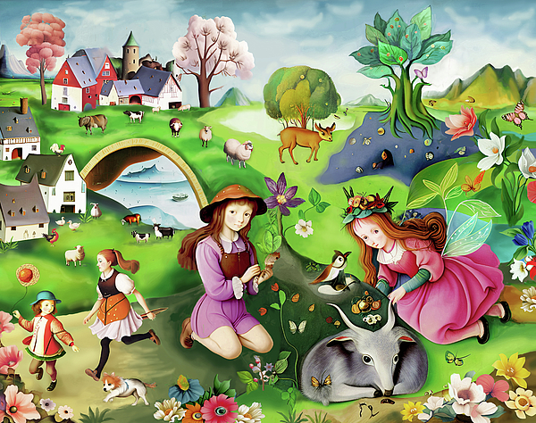 Grace Iradian -  Happy Little Farm-Series of Surrealistic Images