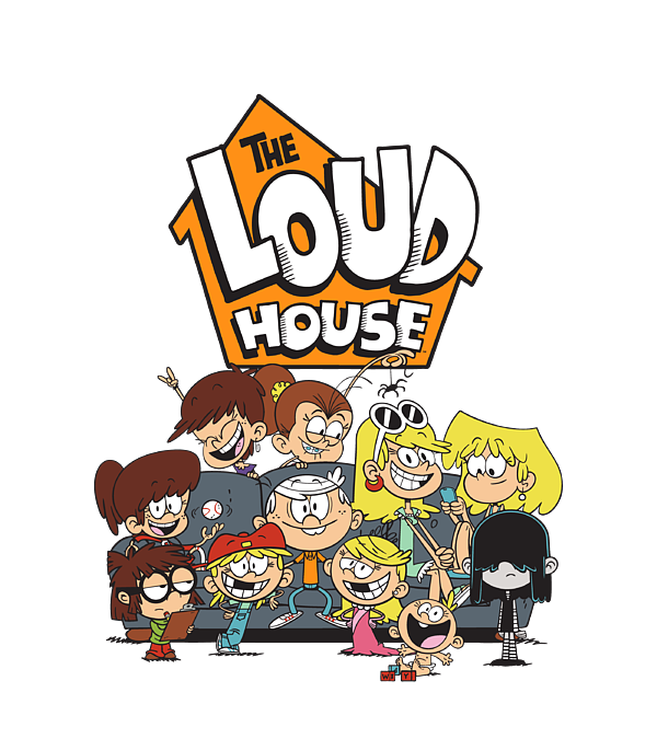 The Loud House Loud Siblings on Couch Carry-all Pouch by Izobek Aarad ...