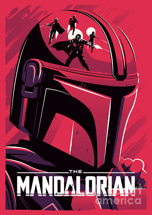 The Mandalorian #1 Coffee Mug by Martin Friend - Pixels