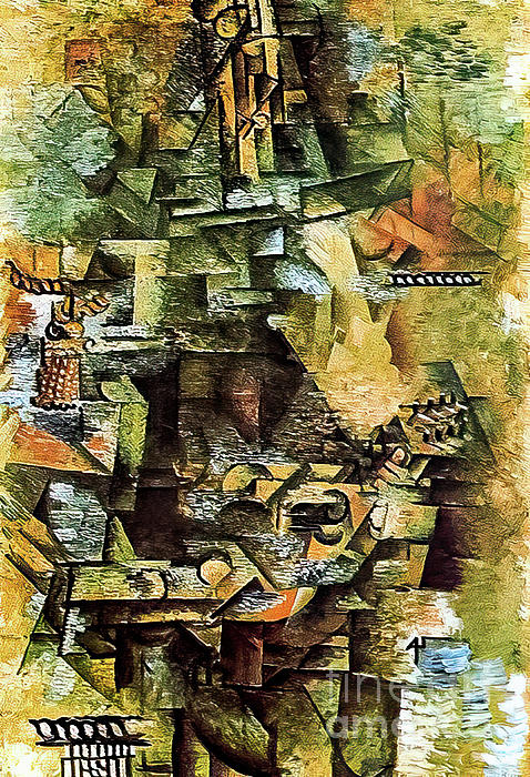 The Mandolinist by Pablo Picasso 1911 Jigsaw Puzzle by Pablo Picasso -  Pixels