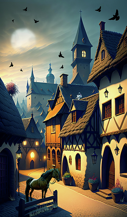 Castle Mixed+media
