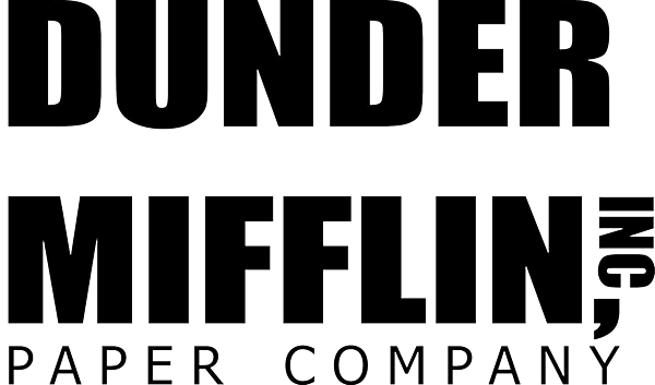 The office - dunder mifflin logo - tv show T-Shirt by Andrea - Pixels