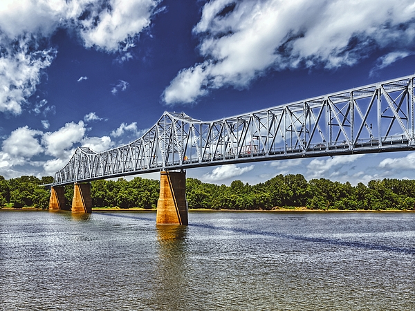 Louisville Bridges, Ohio River Fleece Blanket by Vibro1 