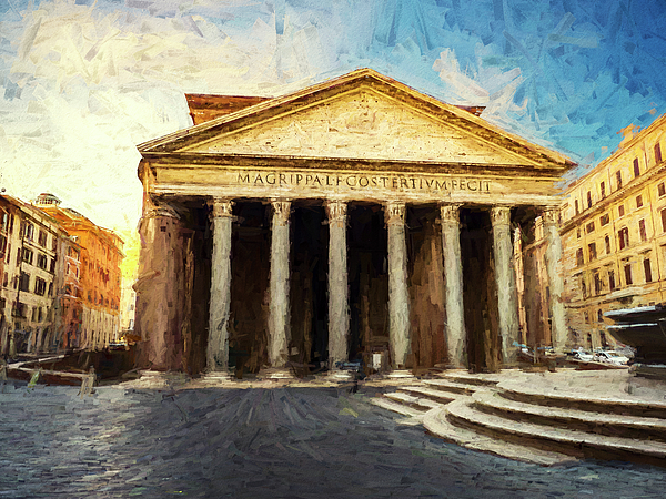 Joseph S Giacalone - The Pantheon - Impressionist