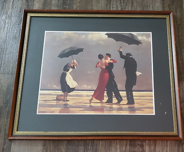 The Singing Butler Jack Vettriano greeting card 