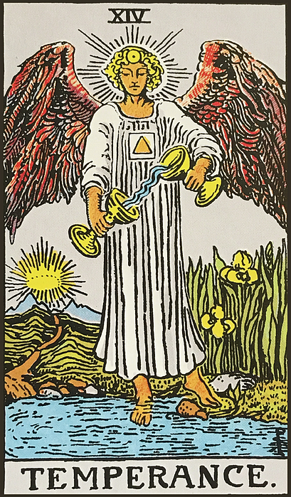 Temperance tarot online tapestry