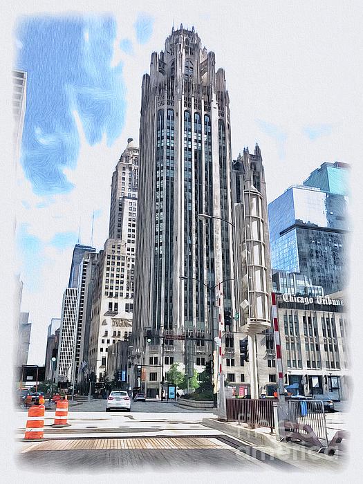 Miriam Danar - The Tribune Tower - Chicago Illinois - Photo-Illustration