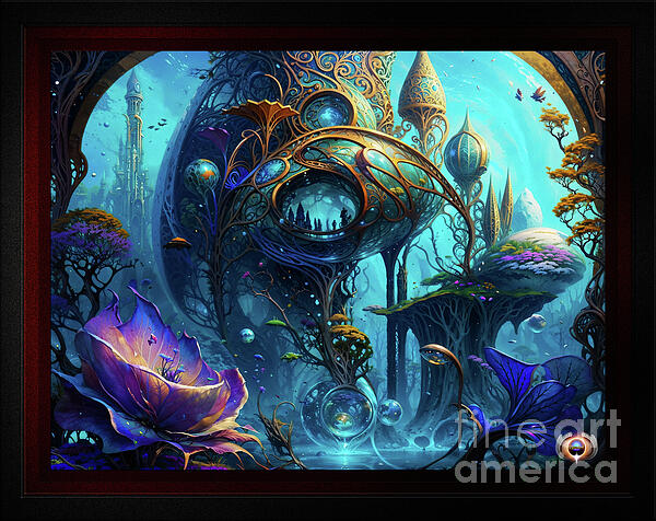 Xzendor7 - The Underwater Mystical Realm Of The Bilibis Alluring AI Concept Art by Xzendor7